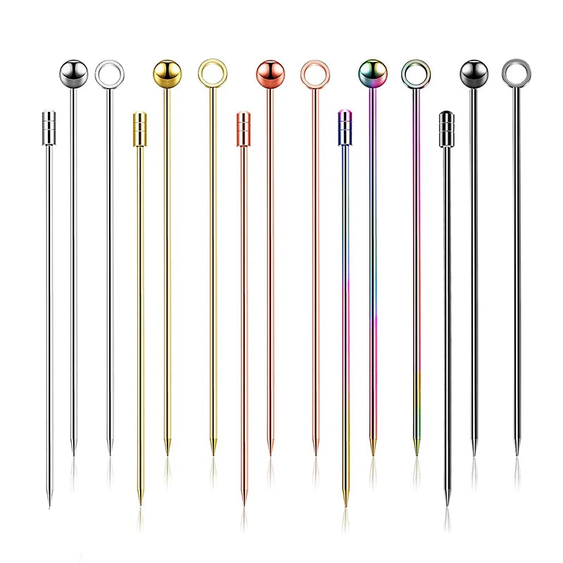 Stainless Steel Cocktail Picks (10-Pack)