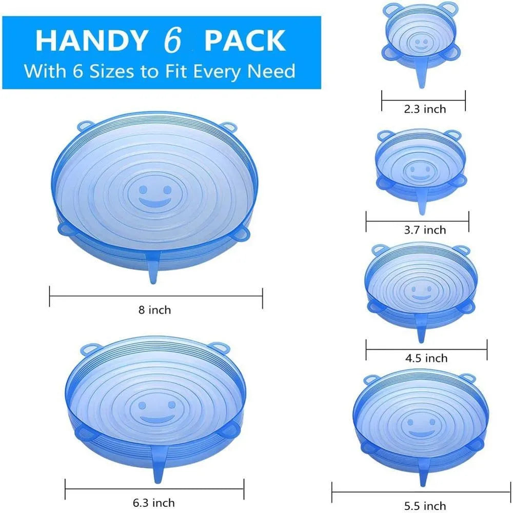 Reusable Silicone Stretch Lids
