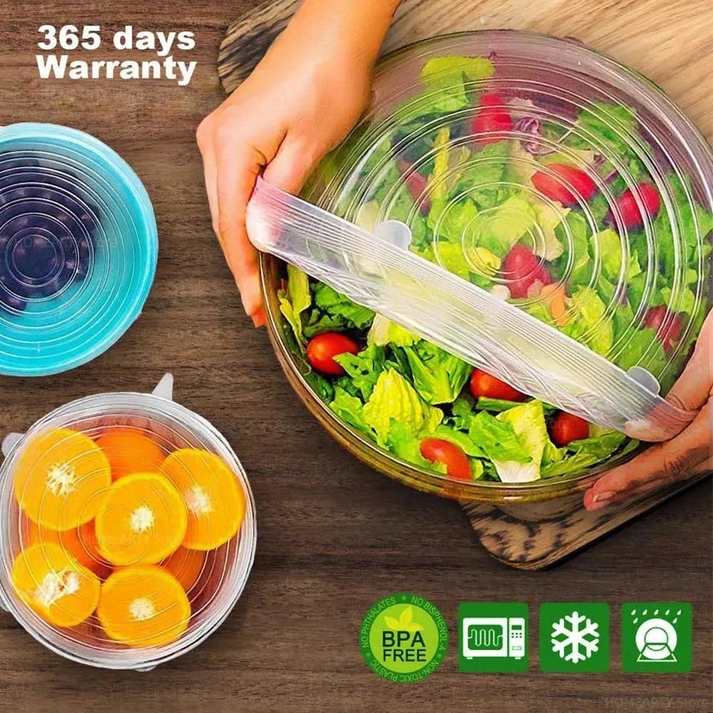 Reusable Silicone Stretch Lids
