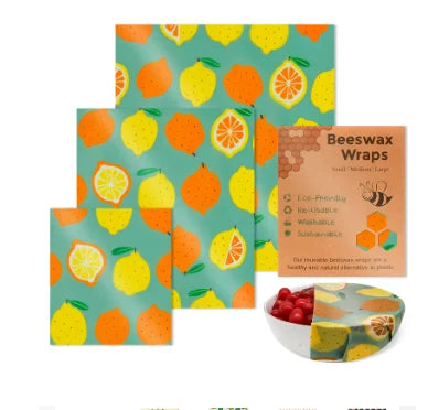 Reusable Beeswax Food Wraps