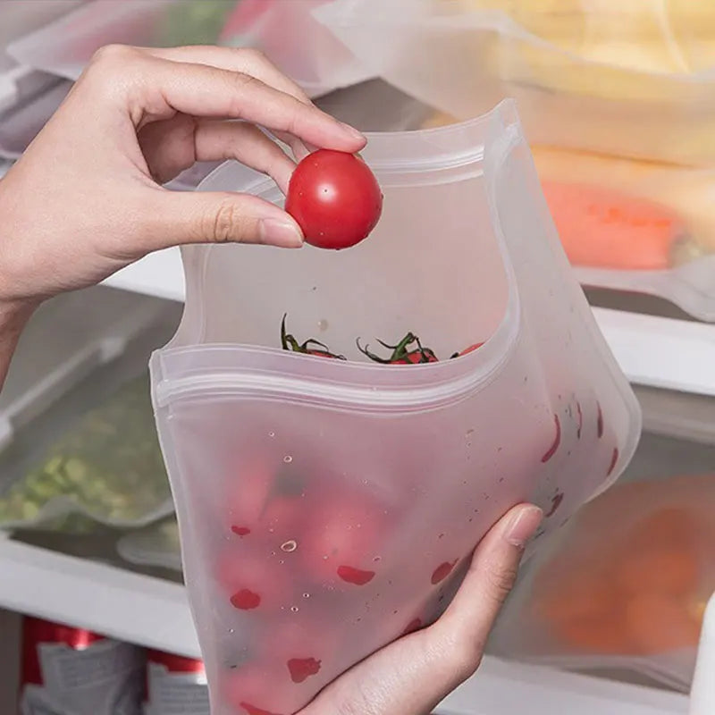 Reusable Silicone Food Storage Bags