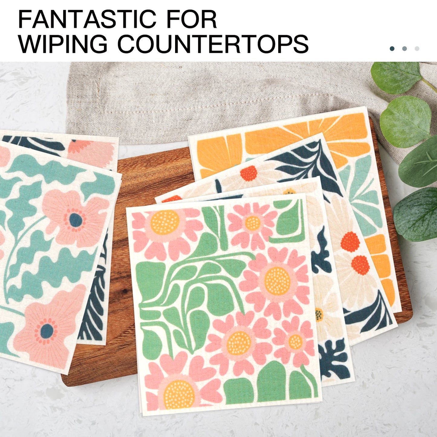 Reusable Swedish Dishcloths (3 or 6 Pack)