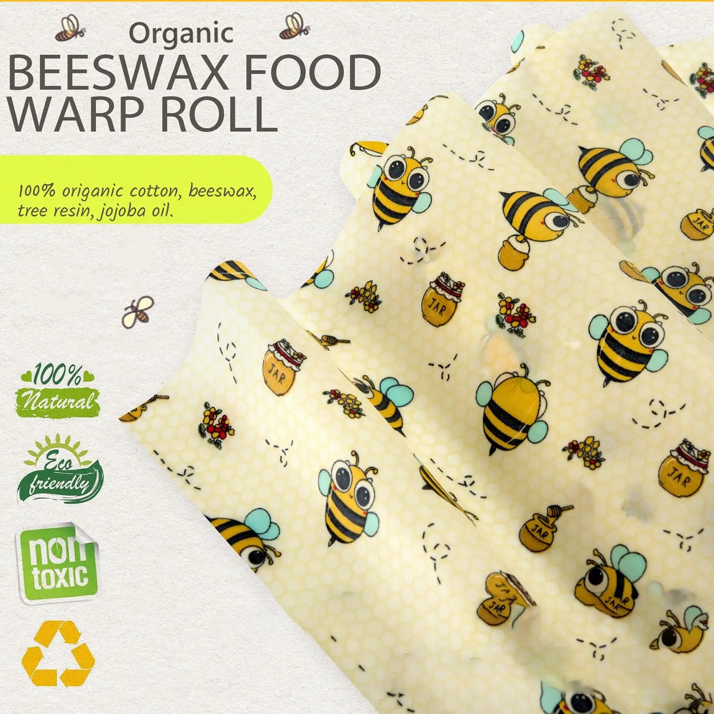 Reusable Beeswax Food Wraps