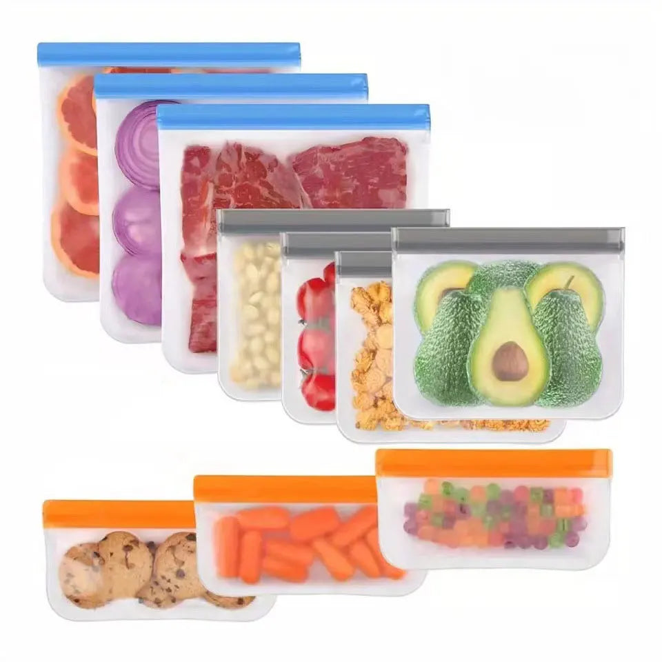 Reusable Silicone Food Storage Bags