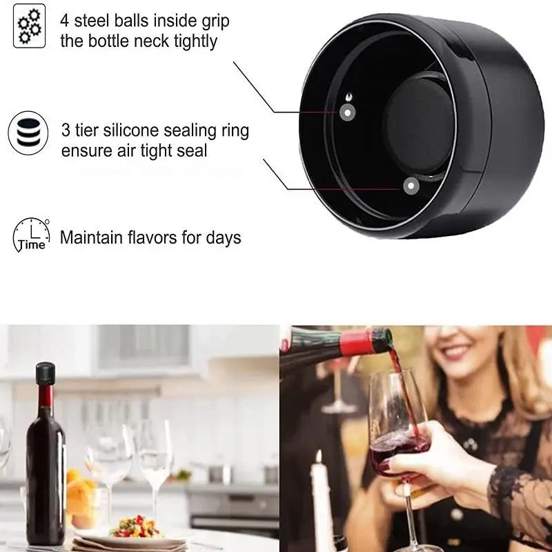 Reusable Vacuum Wine Bottle Stoppers